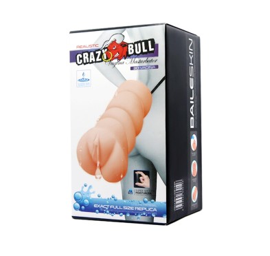 CRAZY BULL- REALISTIC 3D VAGINA, Water lubricant